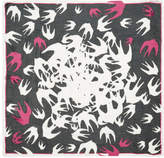 Thumbnail for your product : McQ Black Swallow Swarm Scarf