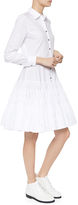 Thumbnail for your product : Jourden White Cotton Gathered Shirt Dress