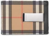Thumbnail for your product : Burberry Vintage Check and Leather Money Clip Card Case