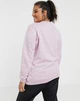 Thumbnail for your product : Daisy Street Plus relaxed sweatshirt with primrose hill embroidery in star print