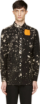 Thumbnail for your product : Raf Simons Sterling Ruby Black Bleached Effect Shirt