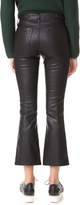 Thumbnail for your product : Blank Vegan Leather Crop Kick Flare Pants