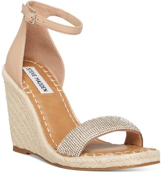 steve madden blush wedges