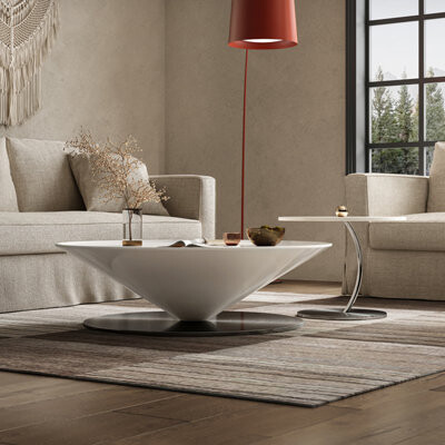 Orren Ellis Modern style round tea table