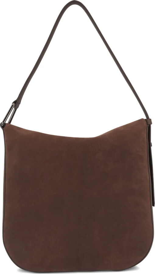 Akris Suede Shoulder Bag
