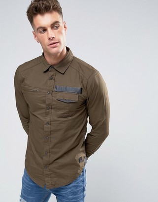 Blend of America Blend Slim Fit Utility Style Shirt