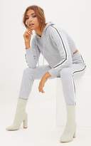 Thumbnail for your product : PrettyLittleThing Gwen Peach Side Stripe Hoodie