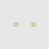 Thumbnail for your product : Gucci GG tissue stud earrings