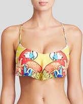 Thumbnail for your product : Mara Hoffman Parrot Ruffle Bikini Top