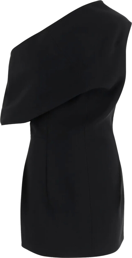 Jacquemus Pesce draped one-shoulder mini dress