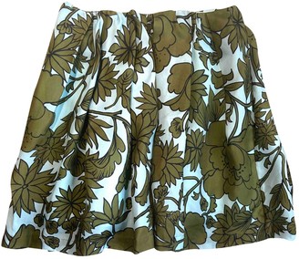 MSGM Green Skirt for Women