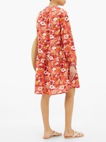 Thumbnail for your product : D'Ascoli Lulu Floral-print Cotton Dress - Pink Print
