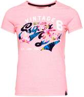 Superdry Tshirt imprimé fluro pink sn 
