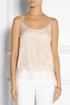 Thumbnail for your product : Clu Silk-satin and lace camisole