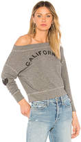Thumbnail for your product : Sundry California + Heart Off Shoulder Pullover
