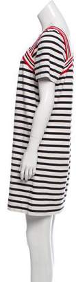See by Chloe Short-Sleeve Stripe Dress