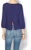 Thumbnail for your product : Aryn K Button Back Top