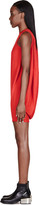 Thumbnail for your product : Alexander McQueen Red Draped Knit Dress