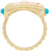 Thumbnail for your product : Judith Ripka Verona 14K Clad & Turquoise Cameo Ring
