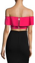 Thumbnail for your product : Jay Godfrey Walker Off Shoulder Crop Top