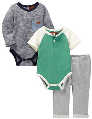 7 For All Mankind Pant 3-Piece Set (Baby Boys 0-9M)
