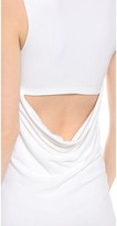 Thumbnail for your product : Alexander Wang T by Matte Jersey Sleeveless Back Cowl Dress