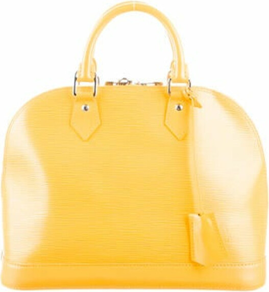 Louis Vuitton Epi Alma PM - Yellow Handle Bags, Handbags - LOU759418