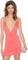 Thumbnail for your product : Nasty Gal Deep Trouble Dress - Coral