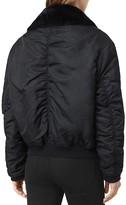 Thumbnail for your product : AllSaints Luca Faux Fur Collar Bomber Jacket