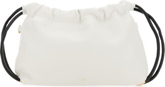 N°21 ヌメロヴェントゥーノ Horizontal Shopper White ヌメロヴェントゥーノ N21 ロゴ 横型 ショッパーバッグ （White