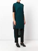 Thumbnail for your product : MM6 MAISON MARGIELA high-low hem knitted long top