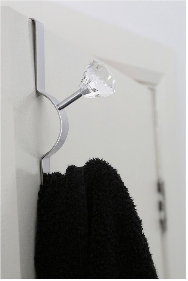 Premier Housewares Chrome Double Hook Door Hanger ShopStyle Bathroom