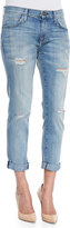 Thumbnail for your product : Current/Elliott The Fling Relaxed Destroyed Jeans, Super Loved