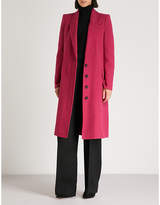 Thumbnail for your product : Alexander McQueen Single-breasted wool and cashmere-blend coat