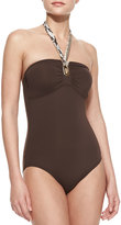 Thumbnail for your product : MICHAEL Michael Kors Halter Bandeau Maillot