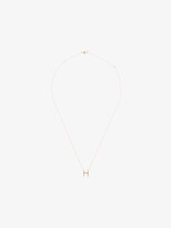 Thumbnail for your product : Dana Rebecca Designs 14K Yellow Gold H Initial Diamond And Pearl Necklace
