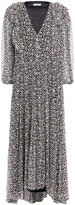 Thumbnail for your product : Joie Tobey Gathered Printed Silk-crepon Midi Dress