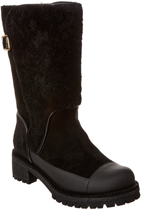 tory burch shearling boots