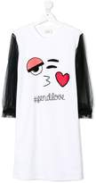Thumbnail for your product : Fendi Kids TEEN emoji print dress