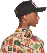 Thumbnail for your product : DSQUARED2 Black Embroidered Patch Baseball Cap