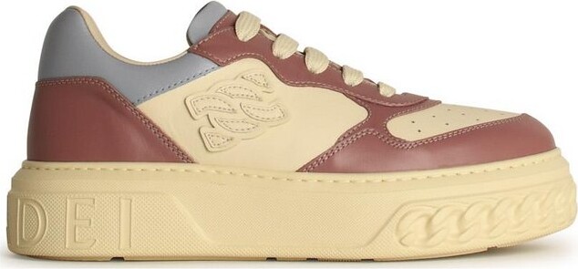 Casadei Off Road Leather Sneakers