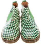Thumbnail for your product : Ocra Boys' Geometric Print Leather Boots
