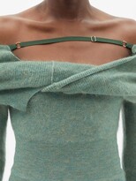 Thumbnail for your product : Jacquemus La Maille Ascua Mohair-blend Sweater - Green