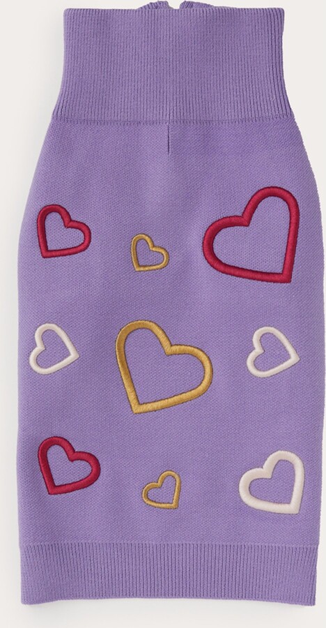 max-bone maxbone Valentine's Day x Love Is Blind Jumper Dog Sweater, Purple, Large