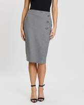 Thumbnail for your product : Dorothy Perkins Mini Dogtooth Pencil Skirt