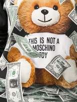Thumbnail for your product : Moschino money-print Teddy Bear sweatshirt dress