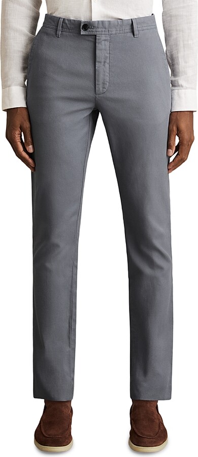 Reiss Textured Slim Fit Chino Trousers