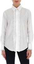 Embroidered Frill Detailed Shirt 