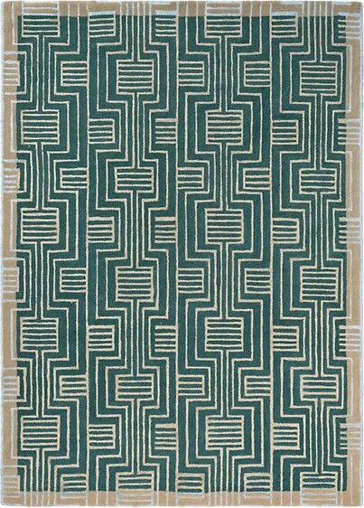 Ted Baker Kinmo Area Rug in Green Size: 4ft 7in x 6ft 7in