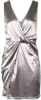 Thumbnail for your product : boohoo Twist Front Stretch Satin Bodycon Dress